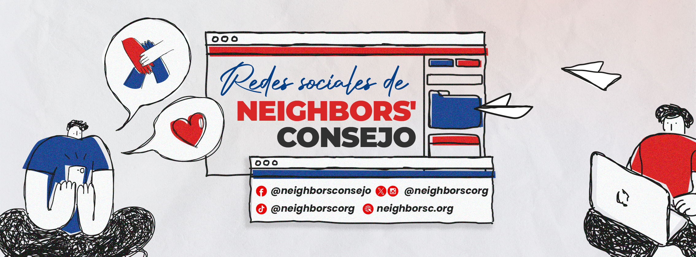 Neighbors' Consejo redes sociales